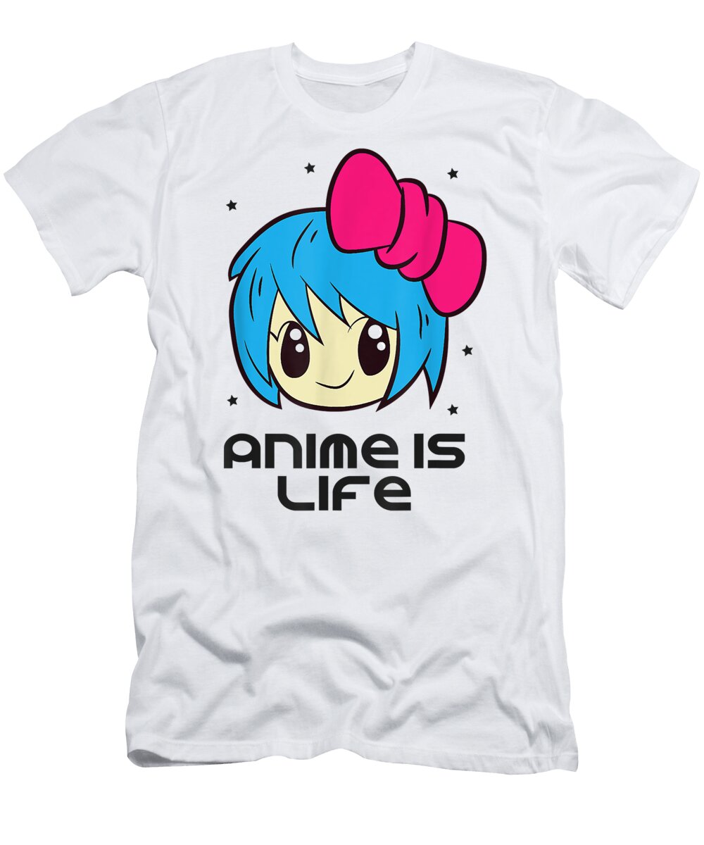 Anime Is Life Anime Lover Japanese Anime Dnt Prints T-Shirt