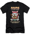 Anime Ist Wie Latein I Neko Cat Kawaii Anime Girl Bi Nutz T-Shirt