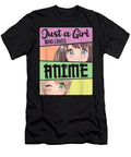 Anime Lover Just a Girl Who Loves Anime Girl Manga Gift Dnt Prints T-Shirt