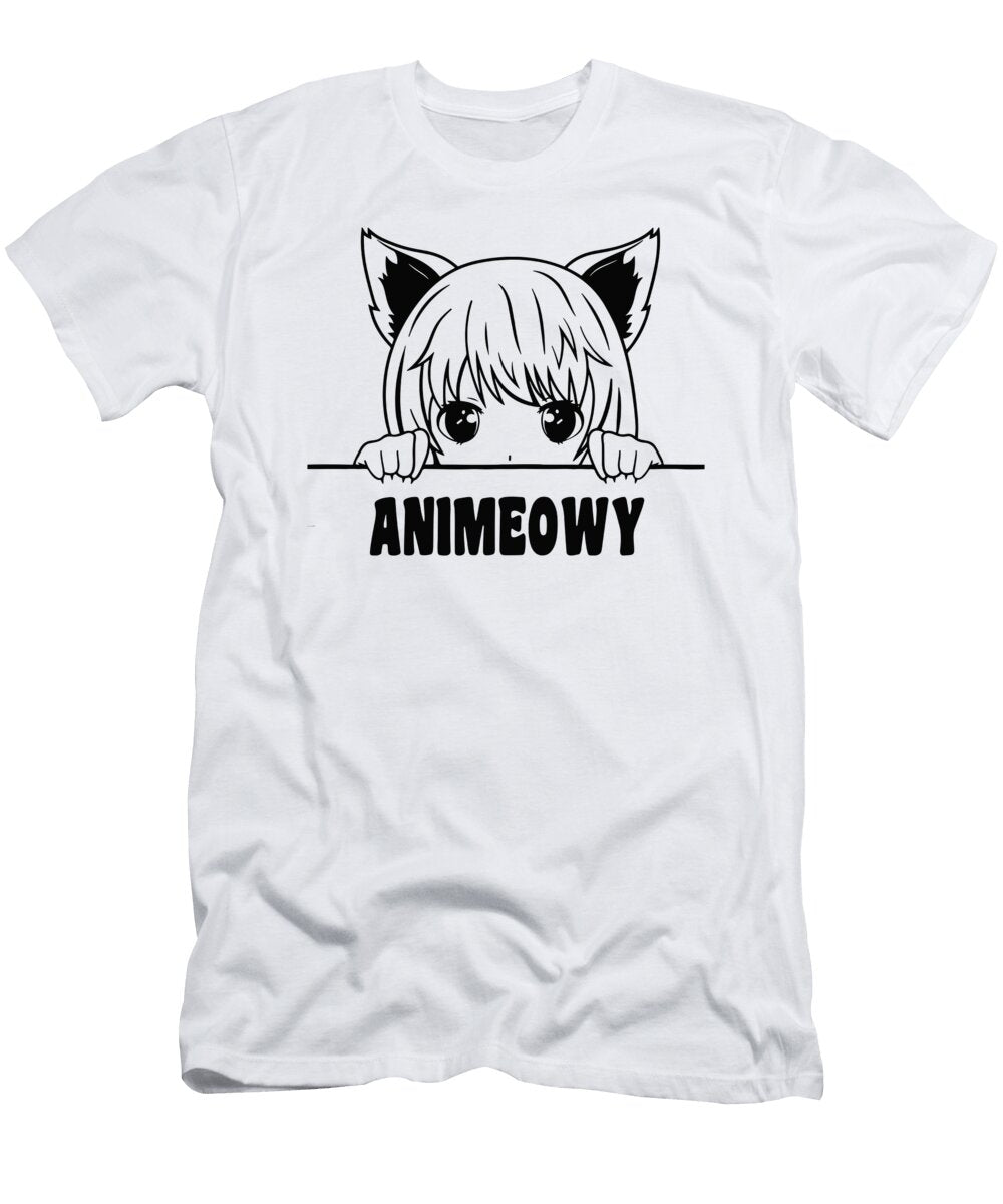 Anime Lovers Cat Lovers Animeowy Manga Kawaii Teen Girls 1 T-Shirt