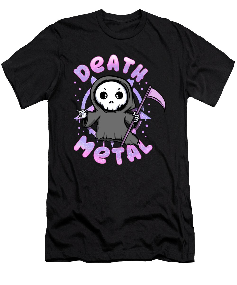 Anime Manga Kawaii Death Metal Reaper Manuel Pichler T-Shirt