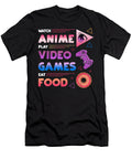 Anime Video Games Food Gamer Dnt Prints T-Shirt