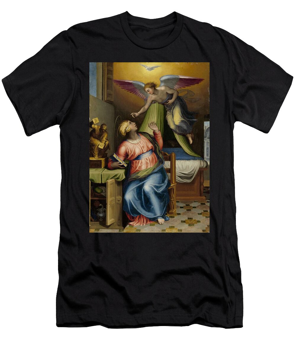 Annunciation to the Virgin Marcello Venusti Circle of T-Shirt