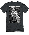 Antique Plane Prop and Engine Black and White Paul Ward T-Shirt