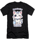 Aquarius Cat Unique Dreamy Zodiac Chibi Cat Sticker Melinda Dusnoki T-Shirt