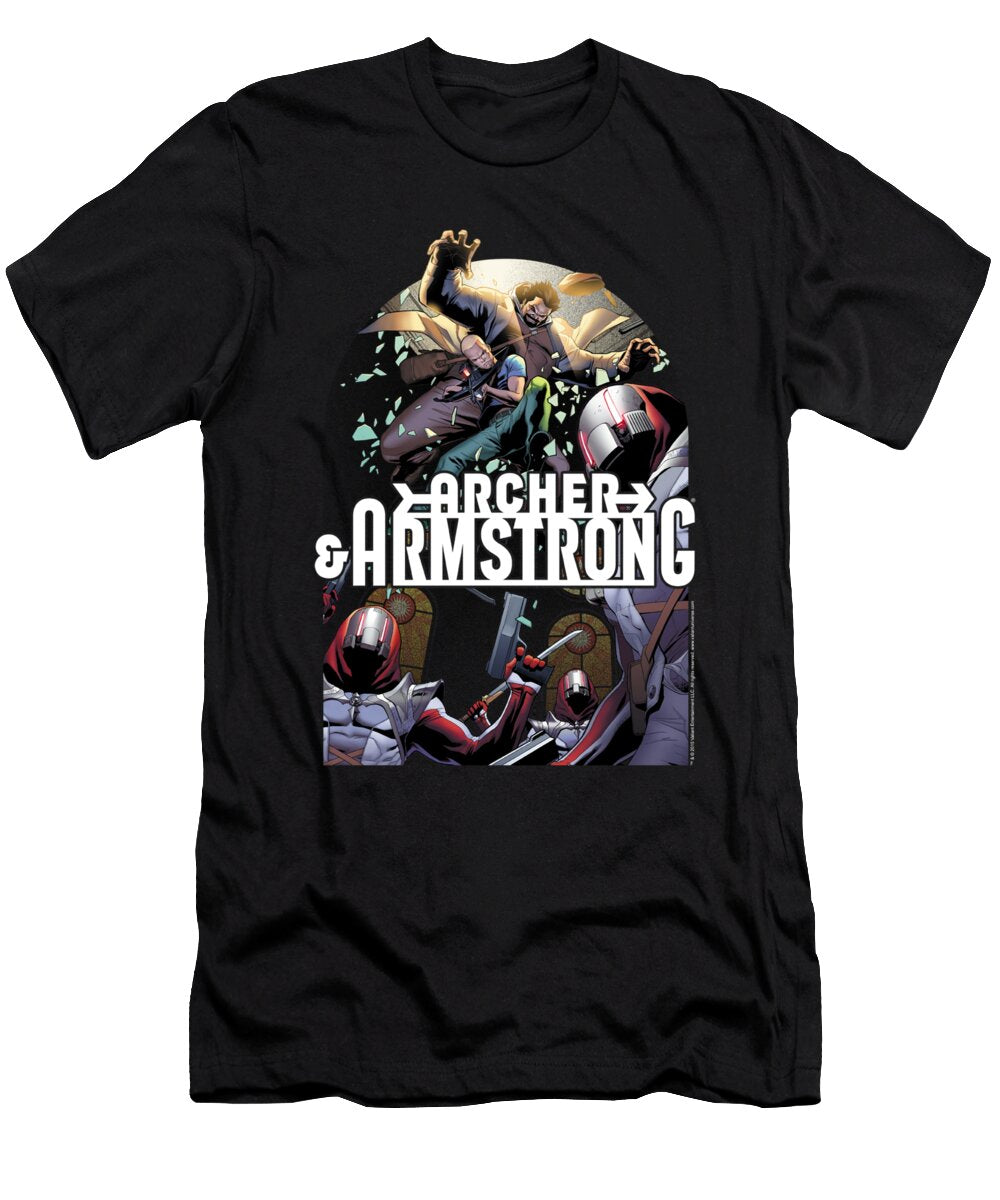 Archer and Armstrong Dropping in Edith Householder T-Shirt