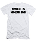 Arnold Is Numero Uno Mens Ringer Retro Birthday Gift Birthday Game Rory Foxall T-Shirt