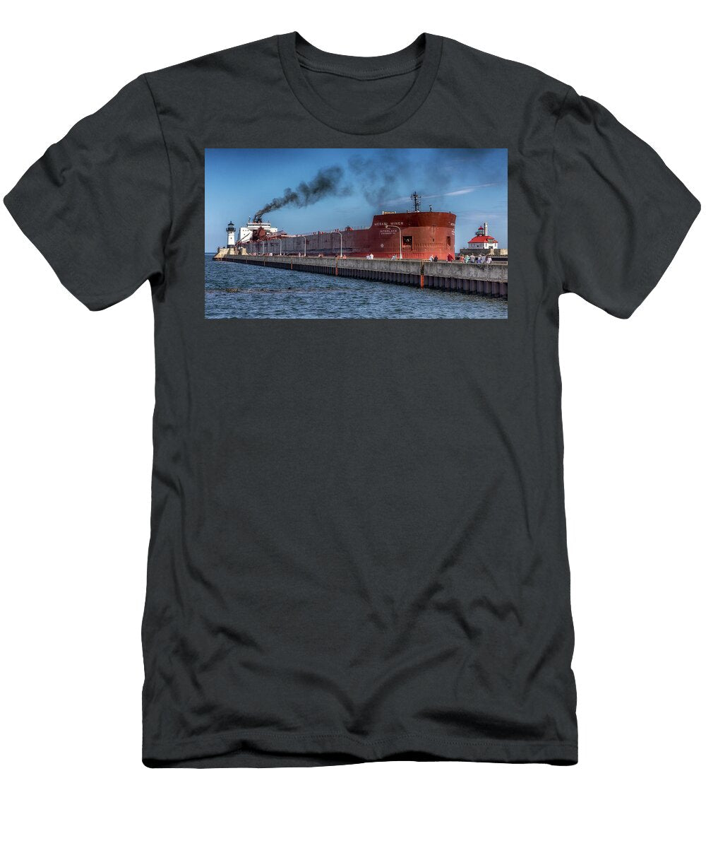 Arrival of Mesabi Miner Susan Rissi Tregoning T-Shirt