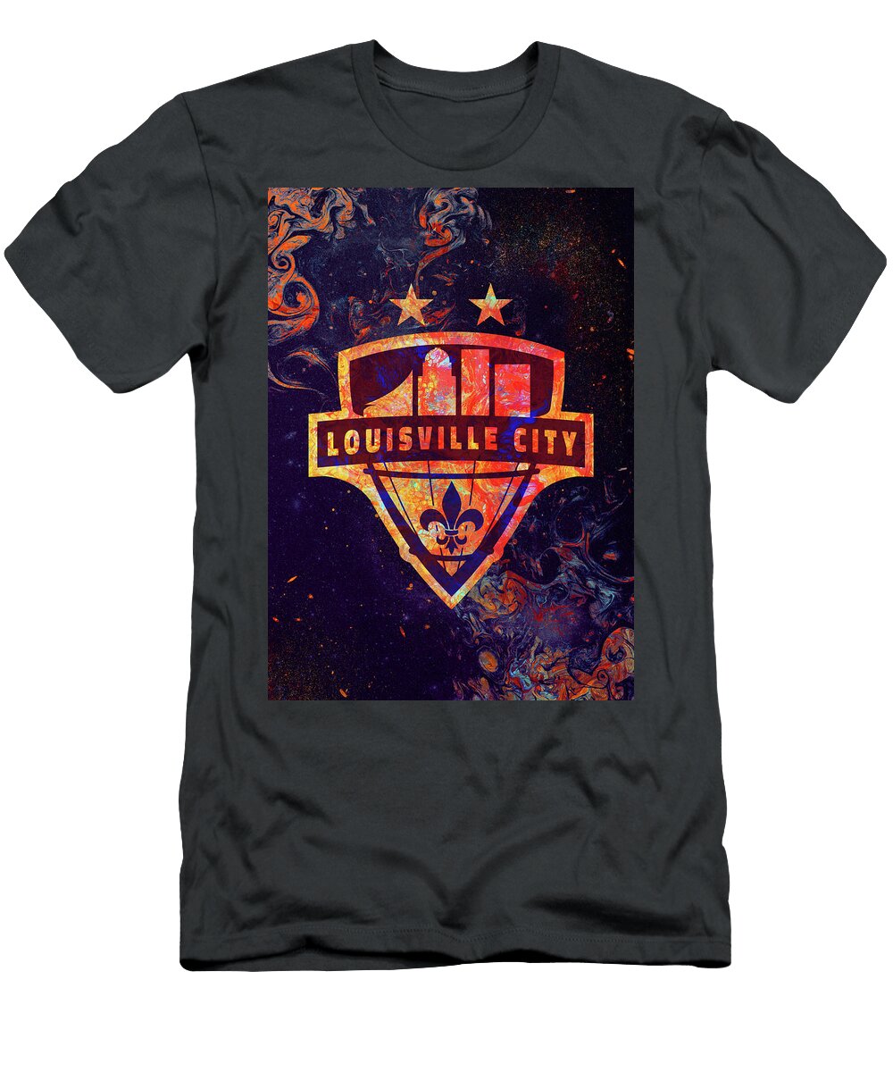 Art Louisville City Fc Leith Huber T-Shirt