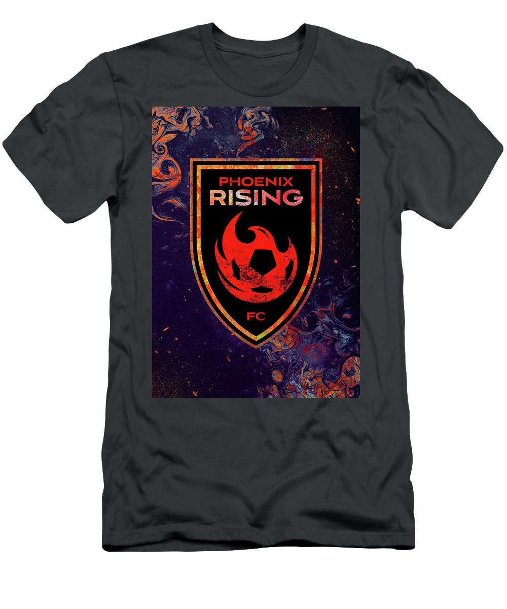 Art Phoenix Rising Fc Leith Huber T-Shirt