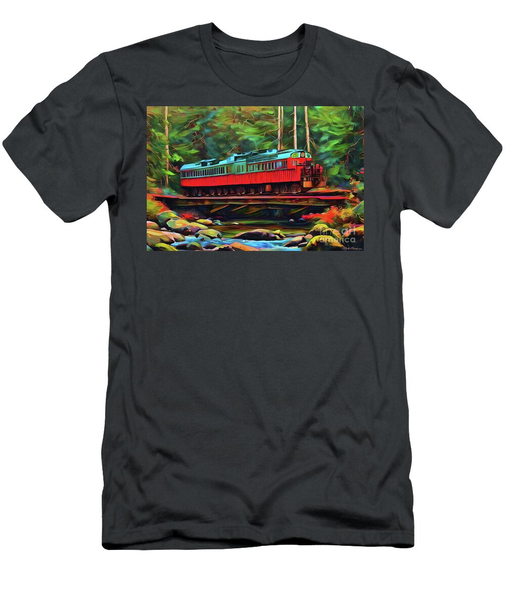 Artistic Trains V1 Martys Royal Art T-Shirt