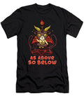 As Above So Below Cute Satanic Baphomet Bi Nutz T-Shirt