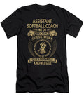 Assistant Softball Coach We Do Precision Job Gift Item Shi Hu Kang T-Shirt
