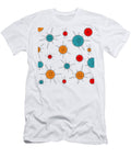 Atomic Age Colorful Planets Kenny Wright T-Shirt