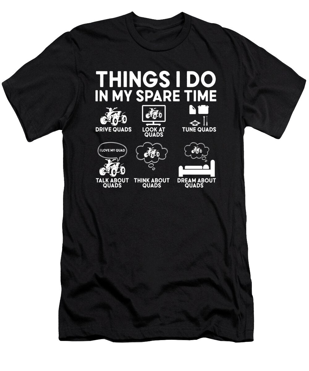 Atv Quad Bikes Four Wheeler Motocross Quads 4x4 Toms Store T-Shirt