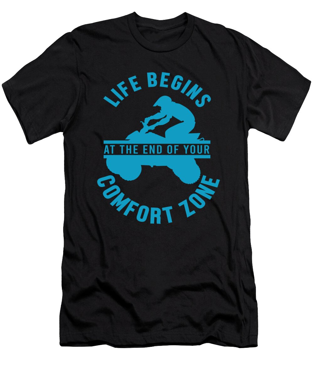 Atv Rider Offroad Extreme Sports Quad Racing Gift Thomas Larch T-Shirt