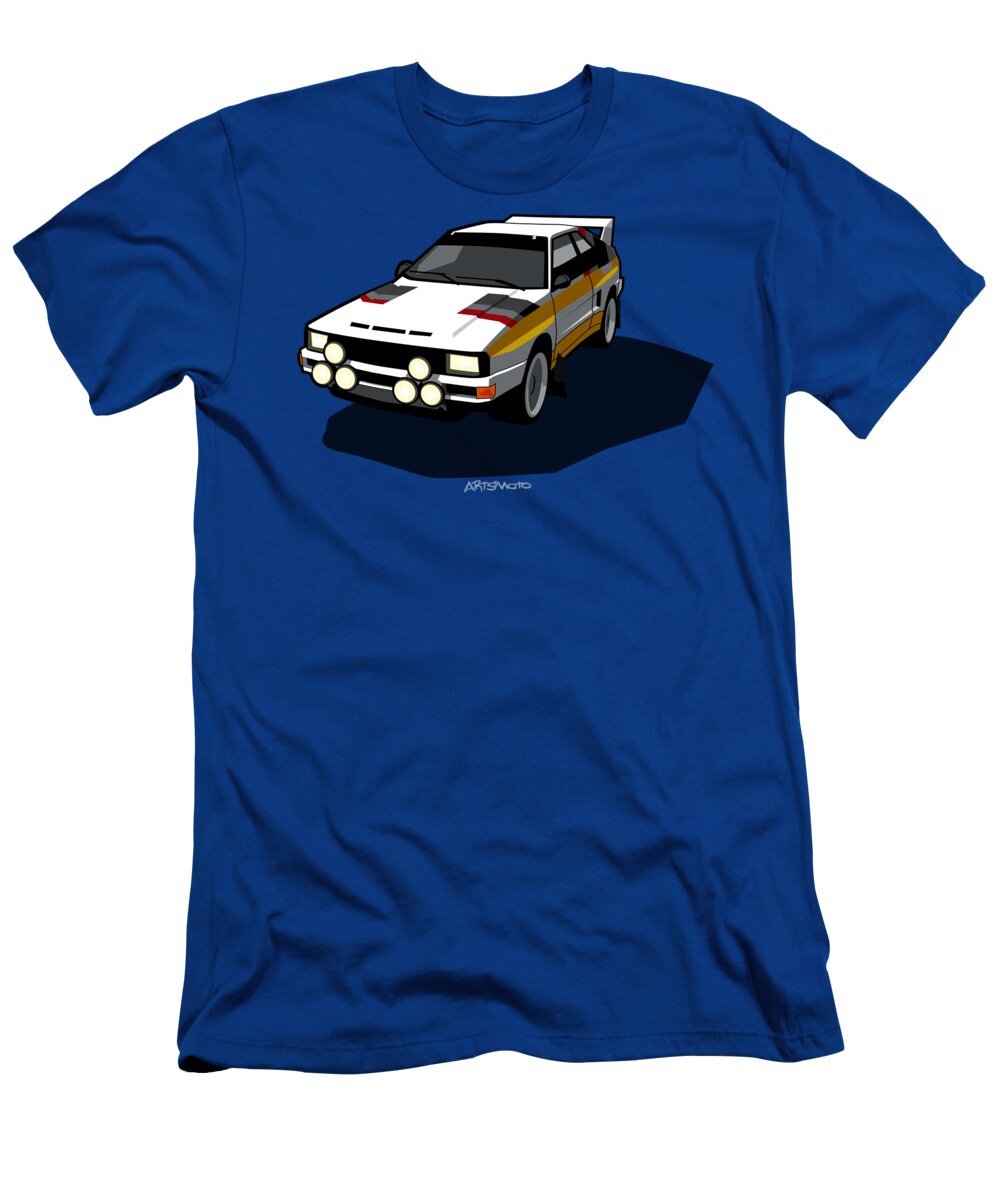 Audi Sport Quattro Ur Quattro Rally Poster Monkey Crisis on Mars T-Shirt