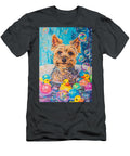 Australian Terrier Dog Enjoying a Bubbly Bath Adrien Efren T-Shirt