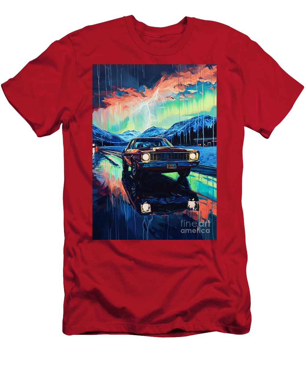 Automotive Ford Maverick Stormy Fantasy Clark Leffler T-Shirt