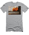 Autumn Pumpkins Two Goofy Pumpkins Mike Savad T-Shirt