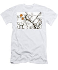 Autumn Leaves and Reflections Bolam Lake Country Park Ann Steve Toon Natureplcom T-Shirt