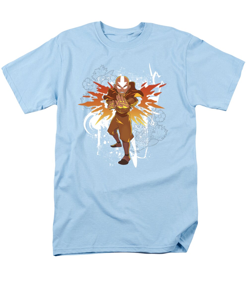 Avatar the Last Airbender Flower and Fish Aang Brand a T-Shirt