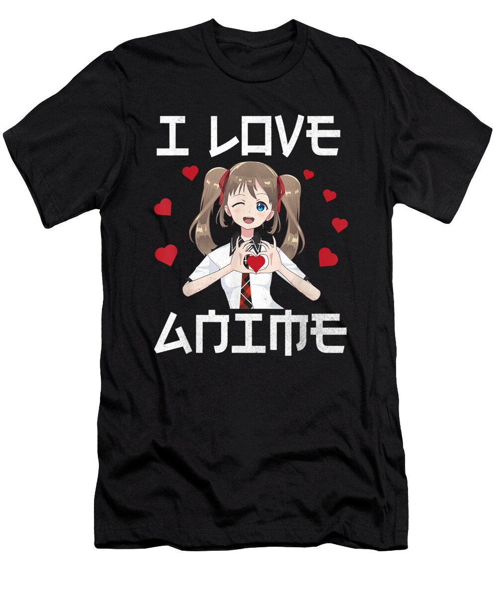 Awesome Teen Girl Manga Lover Gifts Funny Anime Merch Christmas Holiday Ezone Prints T-Shirt