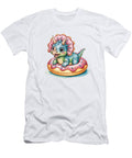 Baby Dinosaur on Doughnut Float Joanna Redesiuk T-Shirt