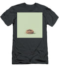 Baby Owl Peering From a Nest on a Pale Green Backdrop Maverick Junk T-Shirt