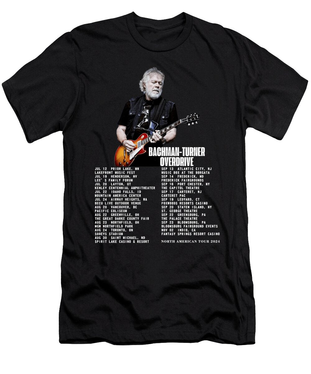 Bachman Turner Overdrive Summer Tour Date 2024 Ne33 Nia Emas Ramadan T-Shirt