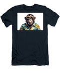 Background Isolated Tropical Glasses Wearing Chimpanzee Goggles Animal Primate Intelligent Curious Playful Fashionable Style Trendy Wildlife Jungle Nature Smart Funny Unique N Akkash T-Shirt