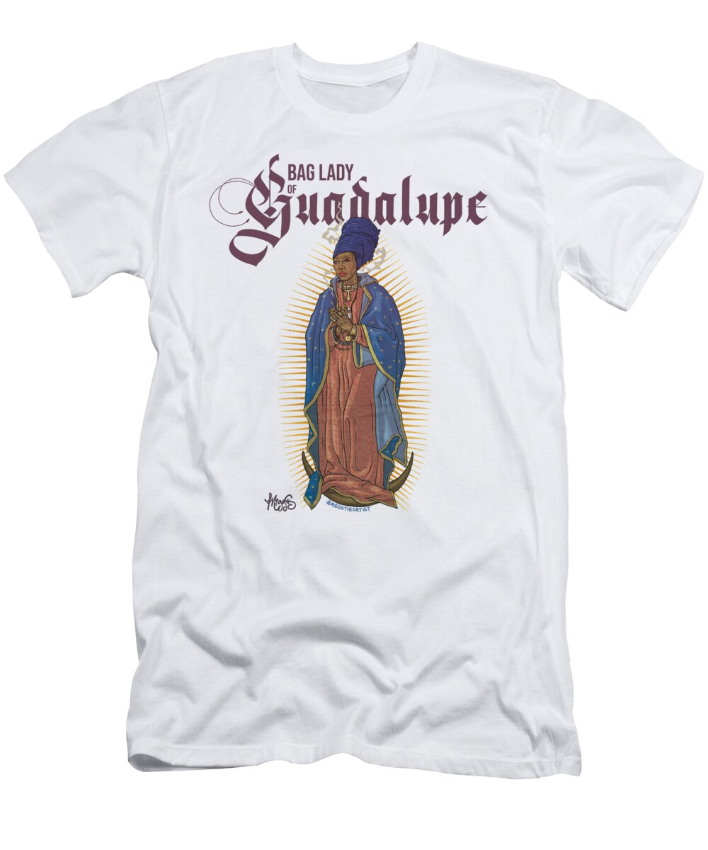 Bag Lady of Guadalupe Miggs the Artist T-Shirt