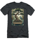 Bald Cypress Bonsai Tree with Heron in Swamp Joey Waves T-Shirt