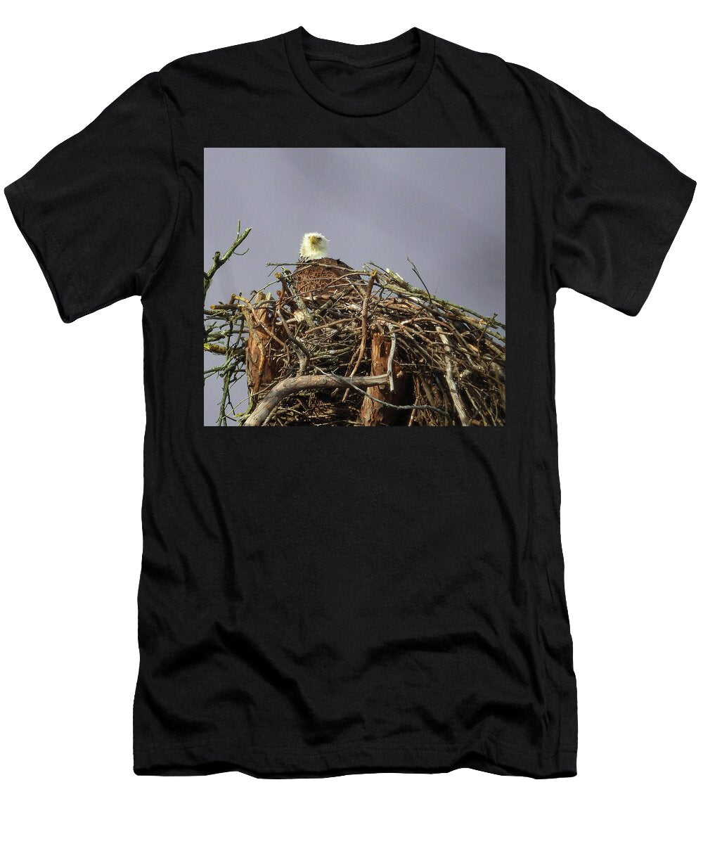 Bald Eagles Facing Forward Look Goofy Dot Rambin T-Shirt