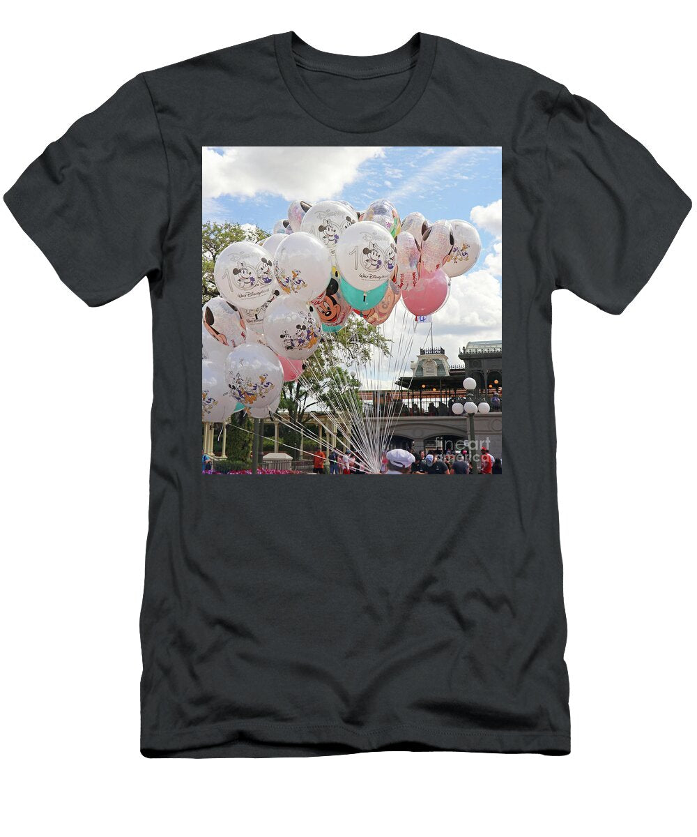 Balloons At Magic Kingdom 2426 Jack Schultz T-Shirt