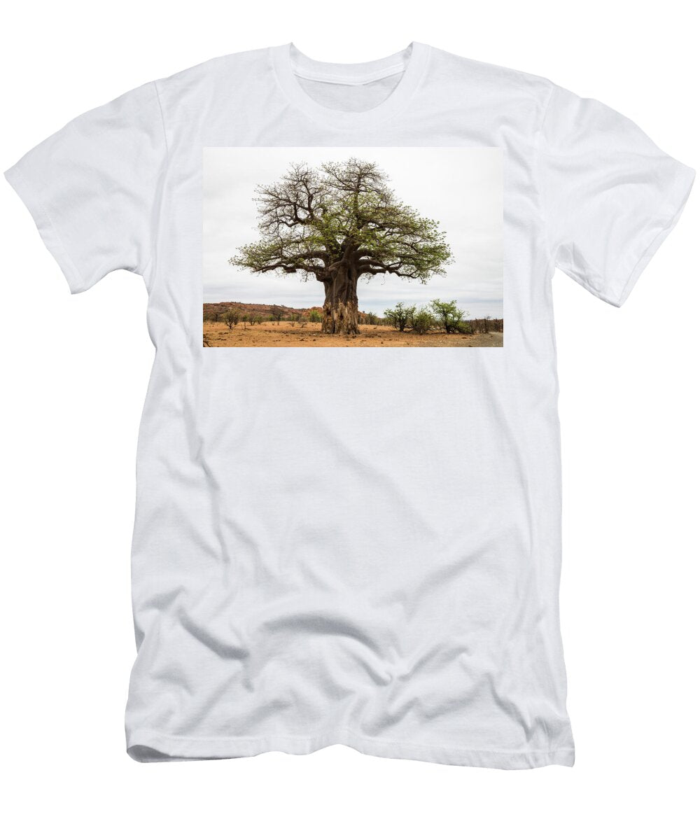 Baobab Tree with Elephant Damage Mapungubwe National Park Ann Steve Toon Natureplcom T-Shirt