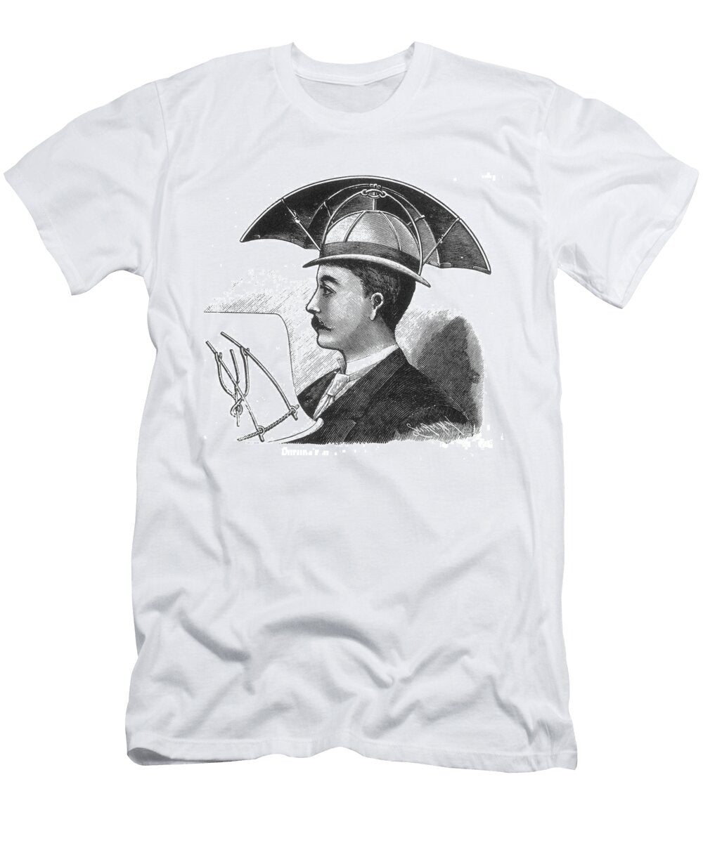 Bartines Sunshade Hat 1890 Science Source T-Shirt