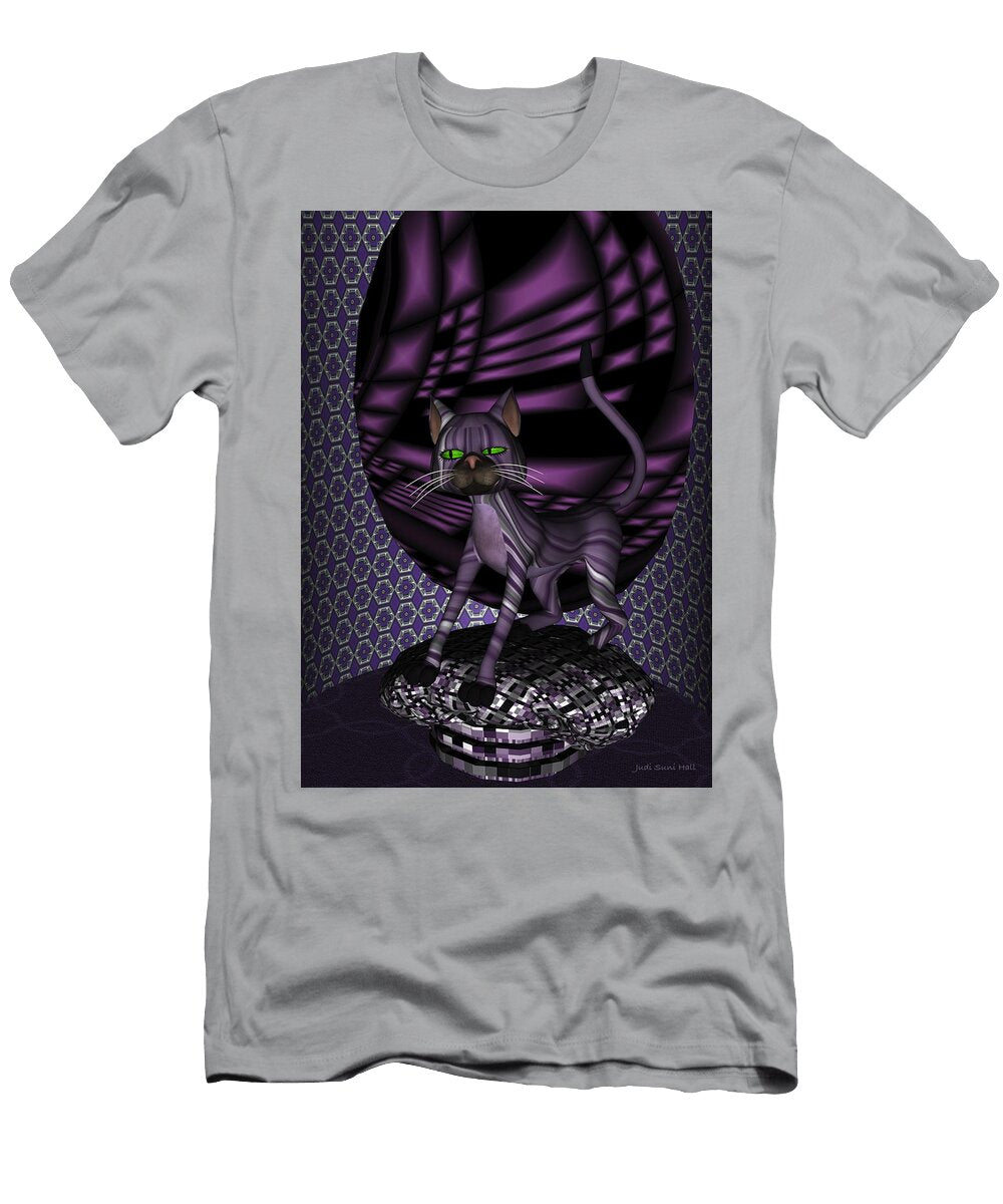 Bartollemew Cat Stretching Judi Suni Hall T-Shirt