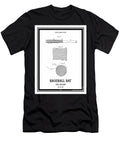 Baseball Bat Patent 1908 White Aged Pixel T-Shirt