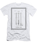 Baseball Bat Vintage Patent 1924 Carol Japp T-Shirt