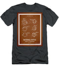 Baseball Device Patent 1963 Red Aged Pixel T-Shirt