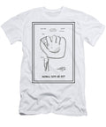 Baseball Glove and Mitt Vintage Patent 1943 Sheet 1 Carol Japp T-Shirt