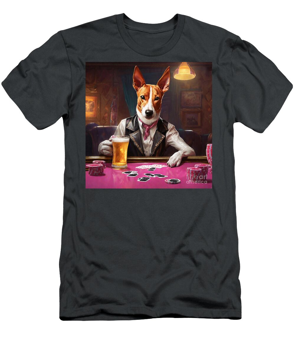 Basenji Bark and Brew Basenjis Bubbly Bash Adrien Efren T-Shirt