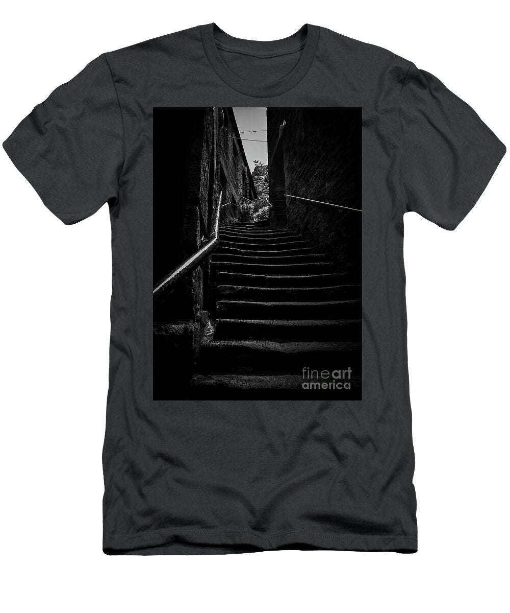 Battery Stairs At Side Newcastle Andrew Pounder T-Shirt