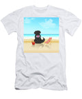 Beach Newfie Christine Mullis T-Shirt