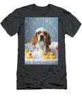 Beagle Dog Frolicking in a Bubbly Bathtub Adrien Efren T-Shirt