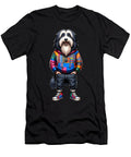 Bearded Collie Dog Cool Jacket Outfit Dog Mom Zyneu Gangd T-Shirt