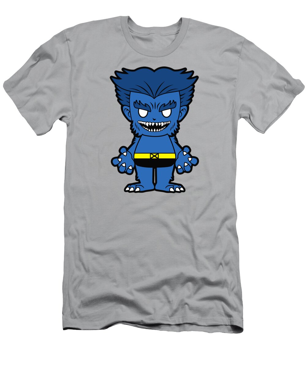 Beast X Men Chibi Kimberly a Gibbs T-Shirt