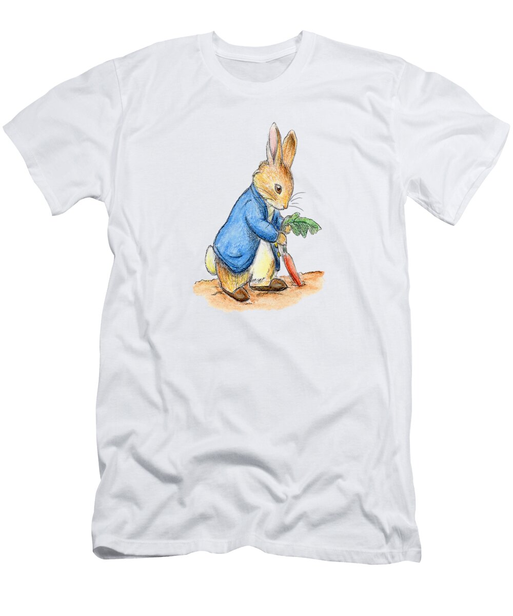 Beatrix Potter Peter Rabbit and Carrot Tom Hill T-Shirt