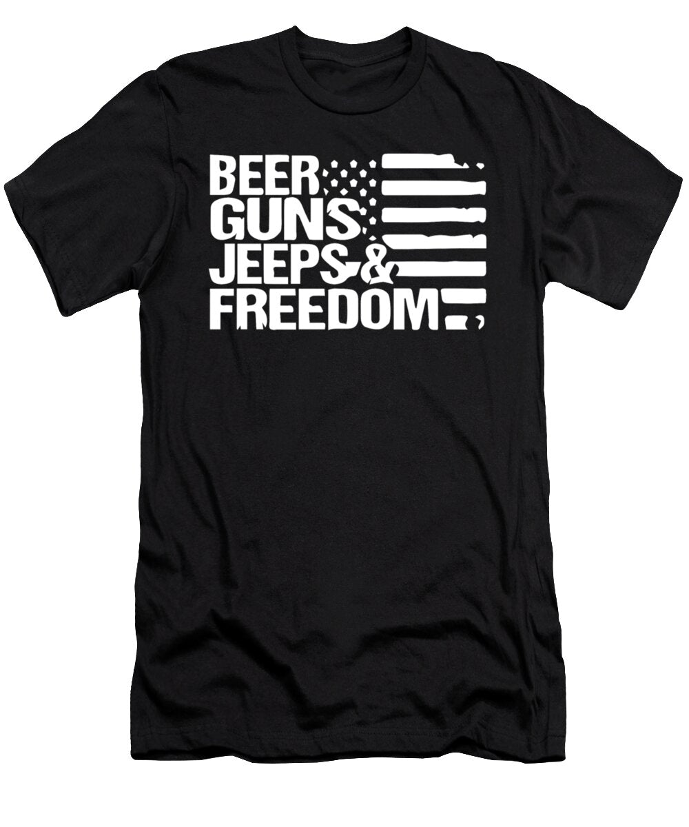 Beer Guns Jeeps and Freedom Tinh Tran Le Thanh T-Shirt